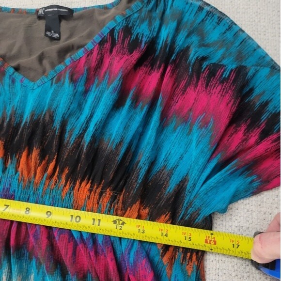 INC International Concept Boho Mini Dress Multicolored Womens Sz Small - Picture 8 of 9